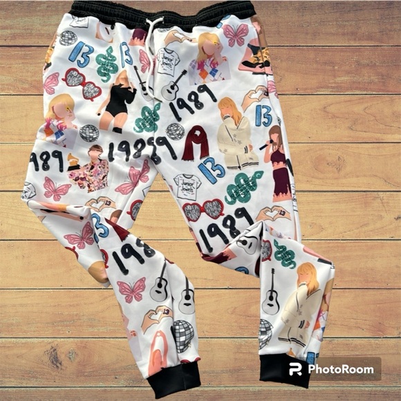 Taylor Swift Jogger pants sz M - Picture 1 of 7